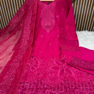🌸 Premium Embroidered Three-Piece Set 🌸 – 3P3❤️