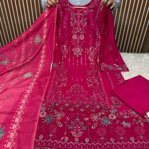 🌸 Premium Embroidered Three-Piece Set 🌸-3P9