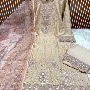 🌸 Premium Embroidered Three-Piece Set 🌸-3P17